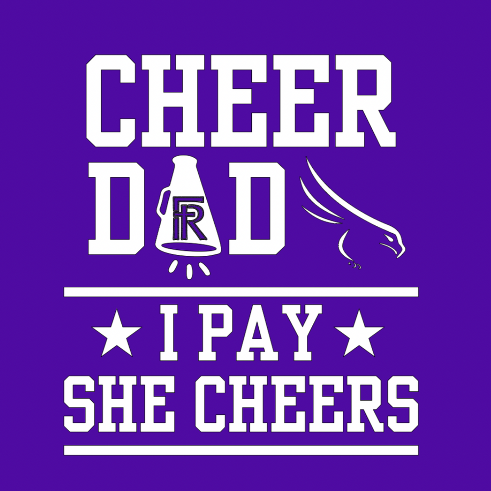 Cheer Dad Tee - Where Support Meets Style